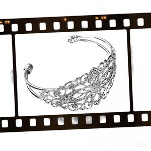 Gorgeous Silver Cuff Bracelet